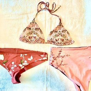 Agua Bendita beaded bikini